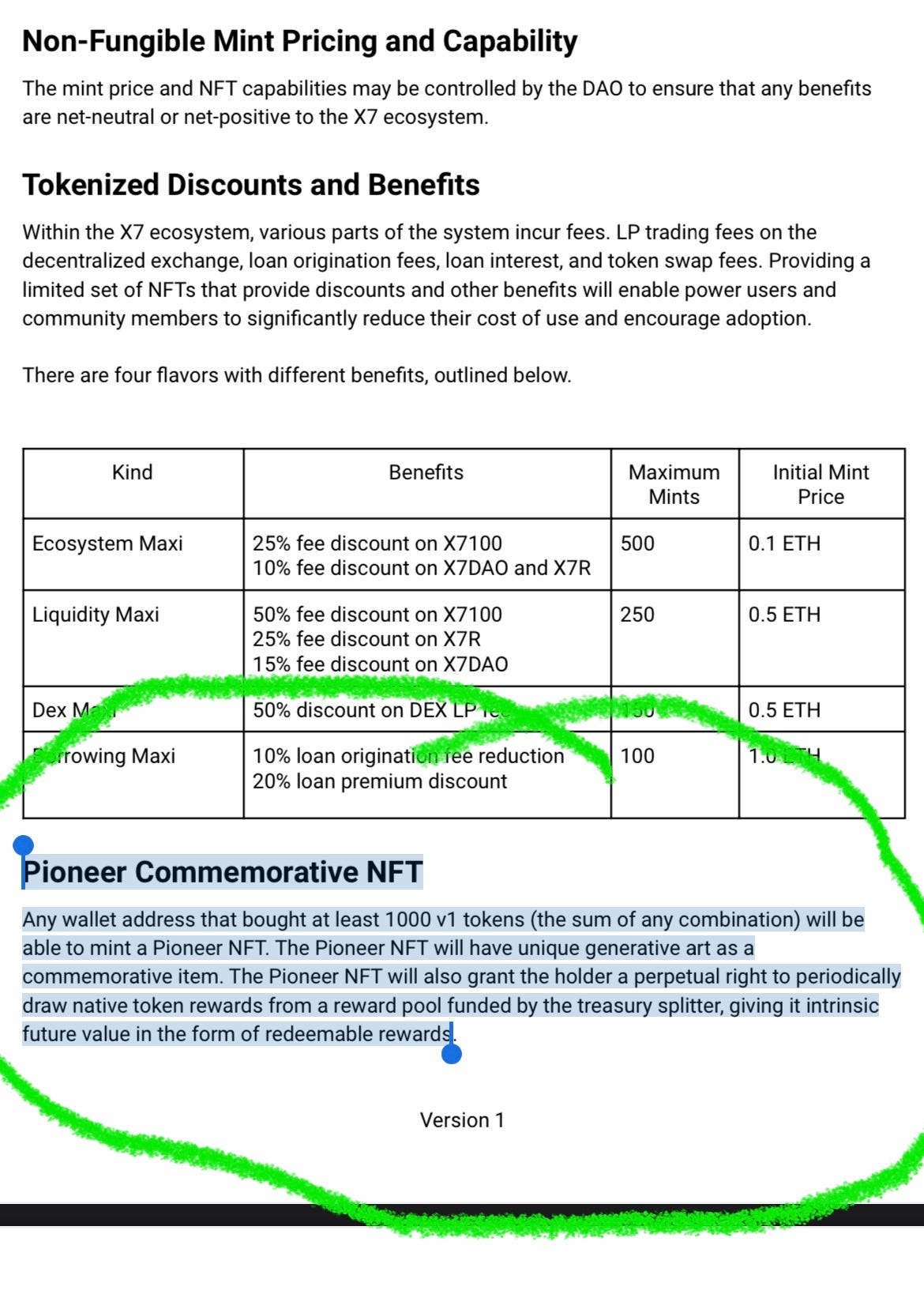 Pioneer Commemorative NFT