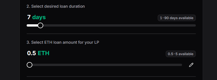 Select the Loan Amount
