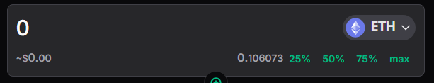 Select the Native Token